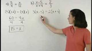 Solving Proportions  MathHelpcom  Math Help [upl. by Solenne]