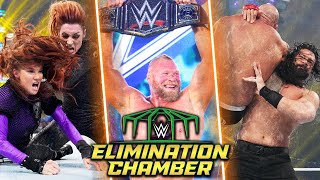 What Happened At WWE Elimination Chamber 2022 [upl. by Airamat]