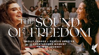 quotThe Sound of Freedomquot Spontaneous  Molly Skaggs amp Phyllis Unkefer  2021 18InchJourney [upl. by Esinehs]