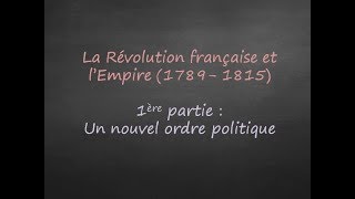 4ème La Révolution française Un nouvel ordre politique [upl. by Yffub967]