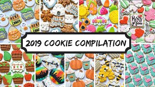 Satisfying Cookie Decorating Compilation  every cookie I made in 2019 [upl. by Burra]