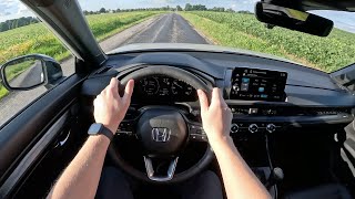 2024 Honda CRV SportL Hybrid  POV Ownership First Impressions Fuel Economy 3D Binaural Audio [upl. by Durgy]