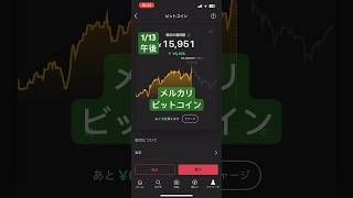 午後 今日のメルカリビットコイン bitcoinnews [upl. by Eduard325]