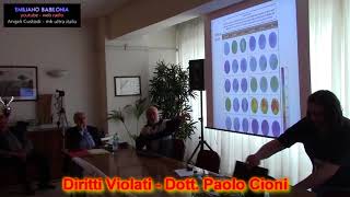 Diritti violati  Dr Paolo Cioni  Gen Antonio Pappalardo  Emiliano Babilonia  prima parte 13 [upl. by Lobel]