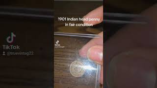 1901 Indian head penny coins coincollecting [upl. by Chrisse]