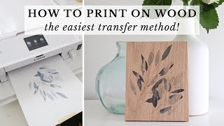 How to transfer inkjet photos to wood shorts [upl. by Eiramalegna]