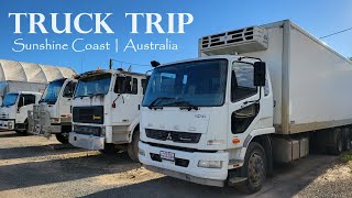 Truck Trip in Australia Noosaville Industrial Area to Forest Glen Industrial Area QLD  405 km [upl. by Nawad]