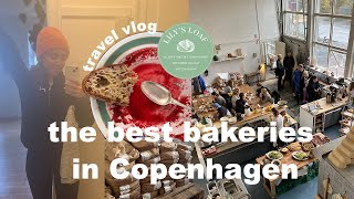 Visiting bakeries in Copenhagen  Travel Vlog [upl. by Sanborne]