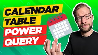 Create Date Table or Calendar in Power Query M Complete Guide [upl. by Neerihs]