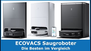 ECOVACS Saugroboter im Test Vergleich 2024 🥇 Mit Wischfunktion Wischmopp und Absaugstation [upl. by Hyacinthe268]