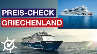 GriechenlandKreuzfahrten im PreisCheck AIDA vs Mein Schiff MaiJuni 2021 [upl. by Ellerred]