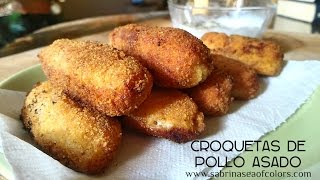 Croquetas de pollo asado [upl. by Filemon512]