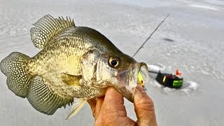 How to fish SPOONS for Flowage Crappie Big Water Fishing Tips [upl. by Blinnie]