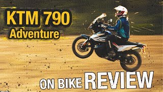 KTM 790 ADVENTURE REVIEW  ON BIKE  RIDE Adventures [upl. by Roti292]