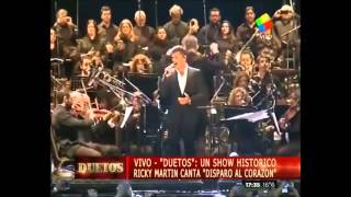 Duetos Ricky Martin  Disparo al Corazon Argentina [upl. by Nazario]