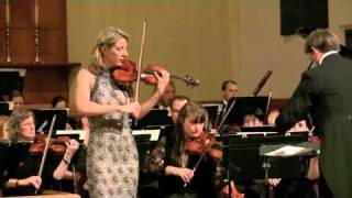 Elizabeth PitcairnBarber Violin Concerto3rd Movement TOCCATA 91710 [upl. by Imrots]