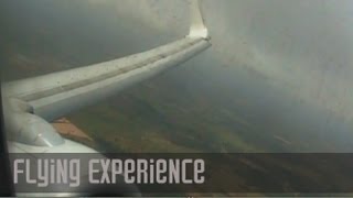 Flying Experience in Monsoon  InFlight Turbulence Over India [upl. by Ishii]