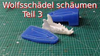 Larp WaffenWolfsschädel schäumen Teil 3 [upl. by Chaworth151]