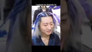 I regret letting my friends split dye my hair [upl. by Salomo]