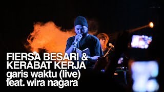 FIERSA BESARI x KERABAT KERJA  Garis Waktu feat Wira Nagara live at IFI Bandung [upl. by Eilyac]