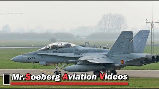 FRISIAN FLAG 2018 Morning Departures PART 13 Leeuwarden AB [upl. by Nytsud]