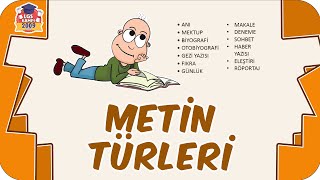 Metin Türleri  Basit Konu Anlatımı 📙 8Sınıf Türkçe 2023LGS [upl. by Adelice]