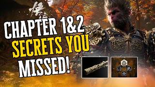 Black Myth Wukong  Chapter 1 and 2 Best Rewards Treasures and Hidden Items [upl. by Zipah]