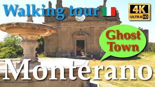 Monterano Lazio Italy【Walking Tour】Ghost City  4k [upl. by Tomlinson]