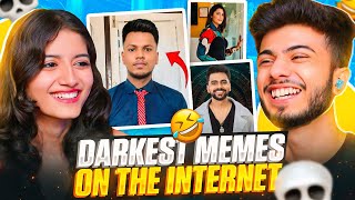 Reacting on Darkest Memes 💀😂 [upl. by Idoc]