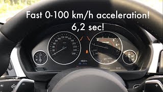 BMW 330e HYBRID  0100 KMH Acceleration [upl. by Wolram779]