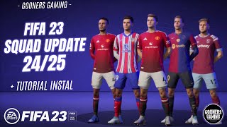 FIFA 23 SUMMER TRANSFER UPDATE 2425  MOD VIP3ER  TUTORIAL INSTAL  FIFA 23 PC fifa23 [upl. by Dlonra]