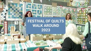 FESTIVAL OF QUILTS TOUR  Walk Around  Quilt Show [upl. by Bernelle]