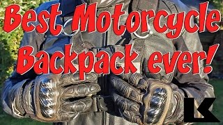 Best Motorcycle Backpack ever kriega R25 and R3 review [upl. by Oigimer]