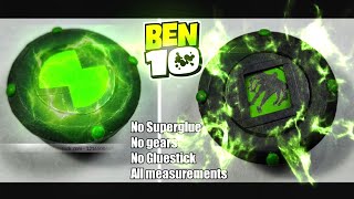 How to make ben 10 omnitrix 12 aliens interface Paper gearsEasy to make [upl. by Kinnie96]