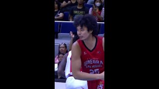 Japeth Aguilar GOES FOR AN ALLEYOOP SLAM for Brgy Ginebra  PBA Season 49 Governors Cup [upl. by Aetnahs]