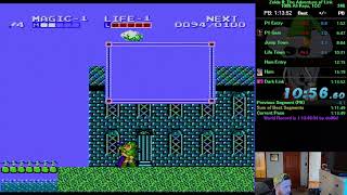 Zelda II Speedrun All Keys 100  OLDWorld Record  11342 [upl. by Oakley]