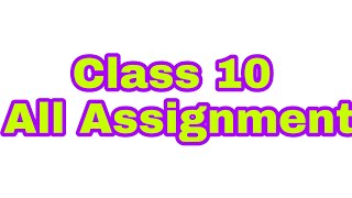 SSC 2022 Class 10 Assignment 11th Week  Class 10 Assignment  এসএসসি ১১ তম সপ্তাহের এসাইনমেন্ট [upl. by Llezo151]