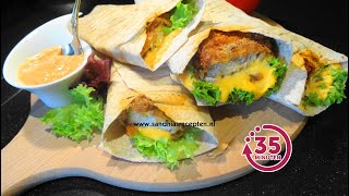 🍷🍴 Zinger Roti Wraps [upl. by Missi]