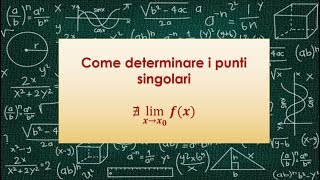 Come determinare i punti singolari [upl. by Ireg]