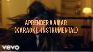 Nathy Peluso APRENDER A AMARTE KaraokeInstrumental [upl. by Aleicarg541]