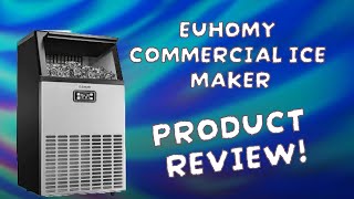 Euhomy Commercial Ice Maker Product Review [upl. by Eiramalegna17]