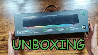 UNBOXING BARRA DE SONIDO GAMER RAZER LEVIATHAN V2 X EN ESPAÑOL [upl. by Lenhart]