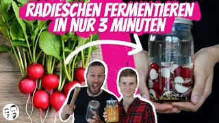 Radieschen fermentieren in 3 Minuten [upl. by Nnod]