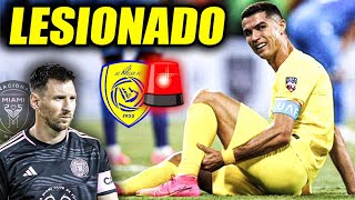 Cristiano Ronaldo LESIONADO y es duda para el amistoso contra el Inter Miami de Messi [upl. by Eecak]