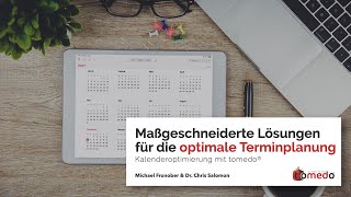 Optimale Terminplanung – Vortrag zum tomedo® Anwendertreffen 2021 [upl. by Dympha819]