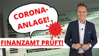 Finanzamt prüft CoronaHilfen Neue Anlage bei der Einkommensteuererklärung 2020 verpflichtend [upl. by Wernda723]