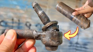 Making of Broken Steering Assembly End with Extra Iron Piece  Must Give Your Feedback [upl. by Niles]