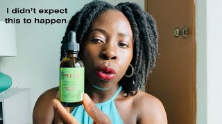 I tried Mielle Rosemary Mint Oil for the first time and this happened first time use Honest Review [upl. by Ettenan]