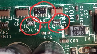 what type of resistors used in the mother board [upl. by Asia]