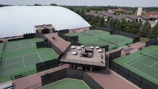 Wilkinson Tennis Complex at Gustavus Adolphus College  Tour [upl. by Einolem]